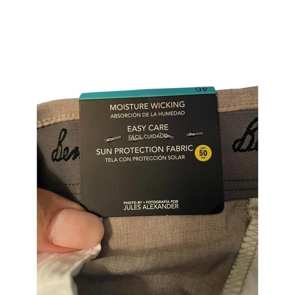 Ben Hogan NWT Size 46 Performance Shorts Golf UPF 50 Moisture Wicking Tan - Picture 4 of 9